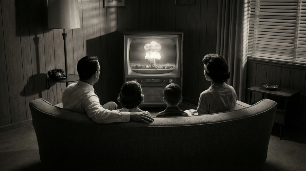 The Day the Mushroom Cloud Came Home: 75 Years of Atomic Television atomic television
